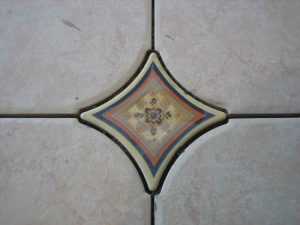 南京140平三室两厅瓦工装修工地实拍地砖拼花