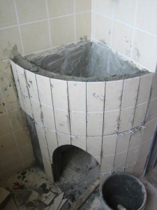 南京140平三室两厅瓦工装修工地实拍阳台水池