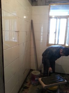 江水平装修瓦工师傅们的手艺