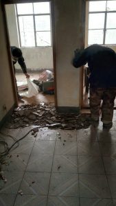 南京小杨村小区63平老房装修工地实拍