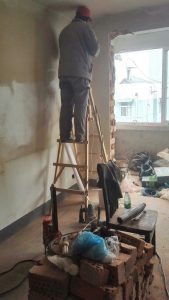 南京小杨村小区63平老房装修工地实拍水电施工