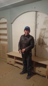 南京金王府装修之木工手艺--郑师傅