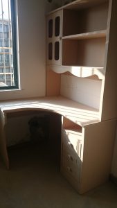 南京金王府装修之木工手艺--郑师傅书桌