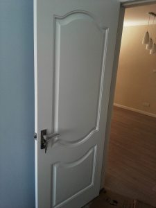 南京河定桥84平2室1厅装修木工唐师傅作品卧室门