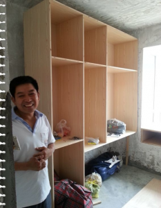 南京六合区新房72平顶楼装修工地实拍木工师傅