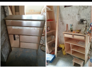 南京六合区新房72平顶楼装修工地实拍鞋柜