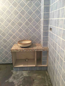 南京平治东苑 89平美式地中海瓦工装修