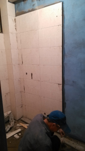 南京龙江港龙园50平二室一厅现代简约装修工地随拍