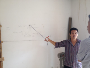 南京王子公馆111平地中海装修风格装修工地实拍