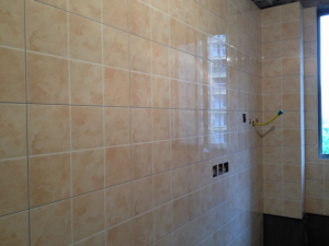 南京111平地中海装修风格瓦工装修工地