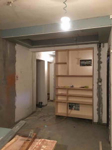 南京98平现代简约风格木工装修工地记录