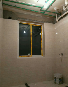 南京凤小学区房110平瓦工装修工地在线厨房