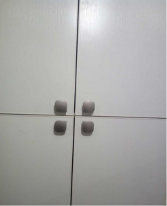 南京金地湖城艺境118平三室两厅装修工地实拍柜门