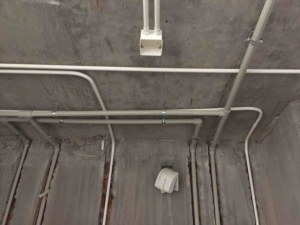 南京时代天地广场62平水电装修走顶