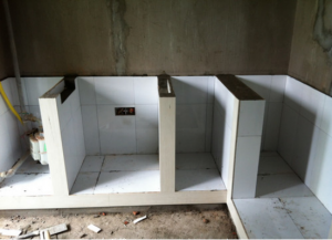 南京江水平装修工地直播瓦工厨房