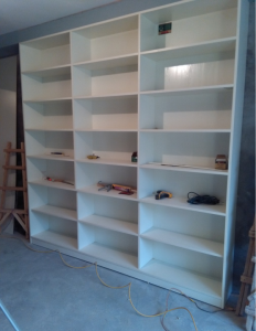 南京珠江路大纱帽巷53平木工周师傅装修工地实拍储物柜