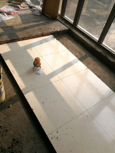 南京125平新城香悦澜山装修工地实拍阳台