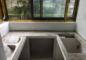 南京蓝天园67平瓦工装修工地实拍