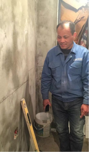 南京80平雨花西路瓦工施师傅装修工地