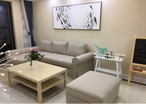 南京富力尚悦居104平混搭风装修客厅