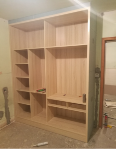 南京装修72平二室一厅木工装修进行中