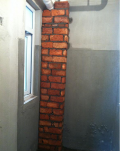 南京花港幸福城三室一厅瓦工装修工地包立管