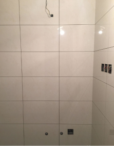 南京融侨观邸133平三室两厅瓦工装修工地