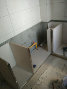 南京玄武紫藤苑68平老房换新颜瓦工装修工地