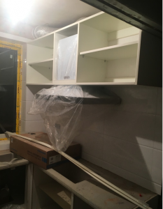 南京大油坊巷2室一厅50平米不到二手房装修中厨房