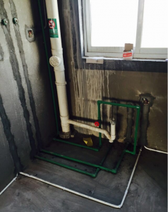 南京88平地中海风格小三房水电装修