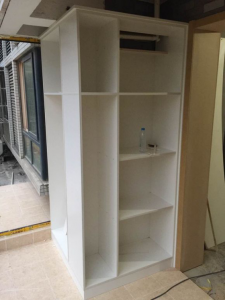 南京六合金都悦园68平木工装修橱柜