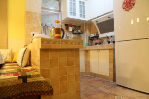 南京翠屏紫气钟山64平小户型装修设计温馨美式乡村风格