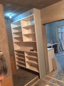 南京六合金都悦园68平木工装修