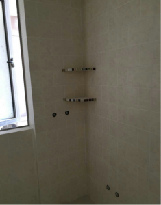 南京百家湖126平二手房装修瓦工装修工地隔板