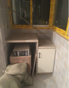 南京大油坊巷2室一厅50平米不到二手房装修中洗衣柜