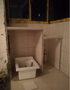 南京玄武紫藤苑68平老房换新颜瓦工装修阳台