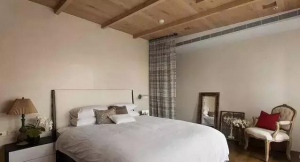 　　南京140新房装修，砖砌电视背景墙