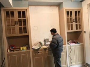 南京融侨观邸133平混搭装修木工